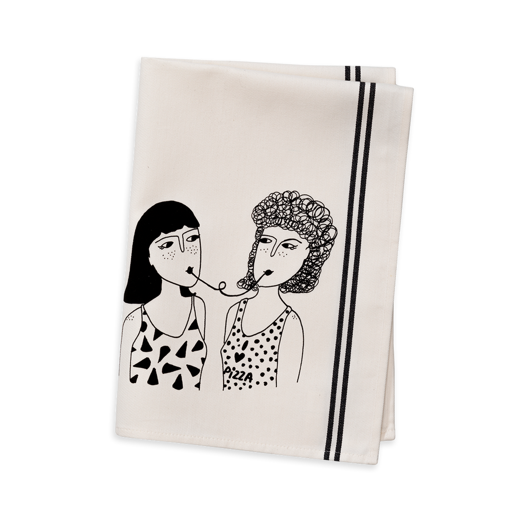 Tea Towel - I Love Pizza