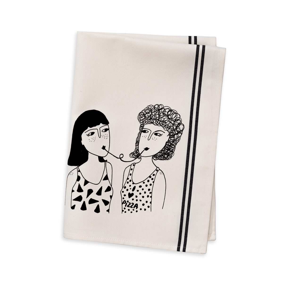 Tea Towel - I Love Pizza
