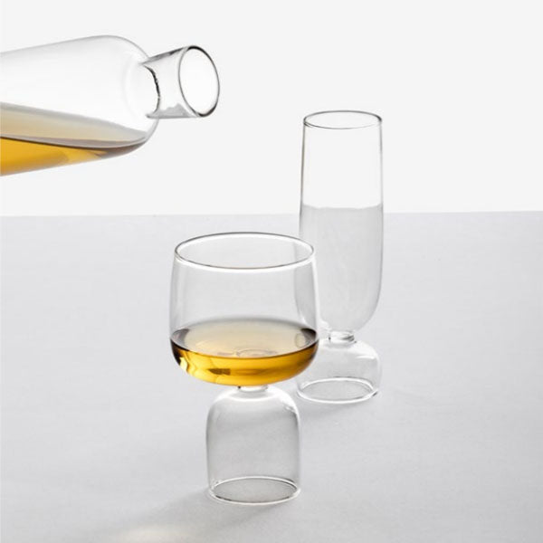 Kokeshi Wine Stemmed Glass image 1