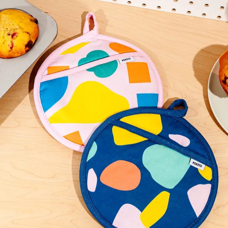Potholder in Pink Terrazzo image 1