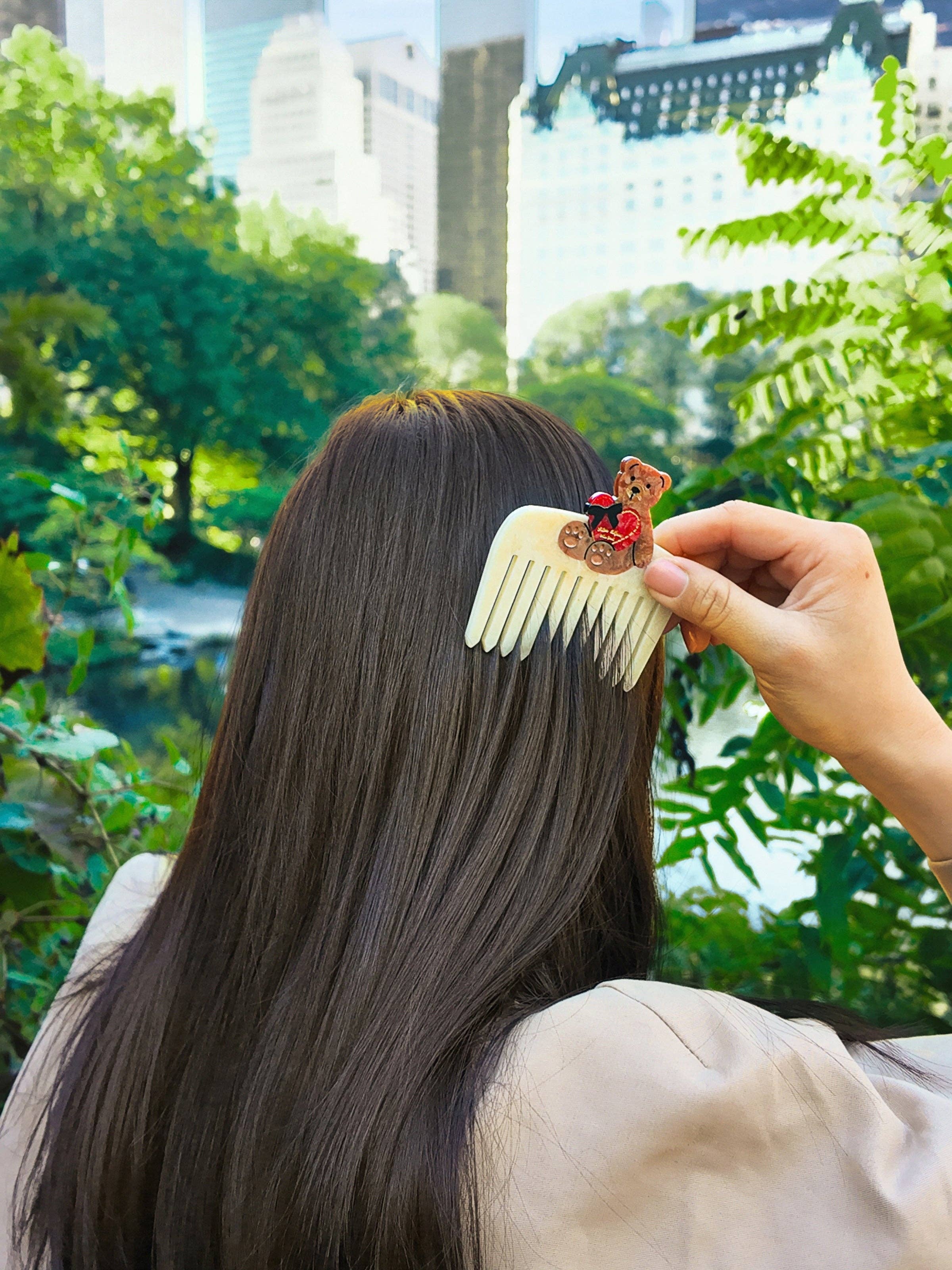 Love Teddy Pocket Hair Comb