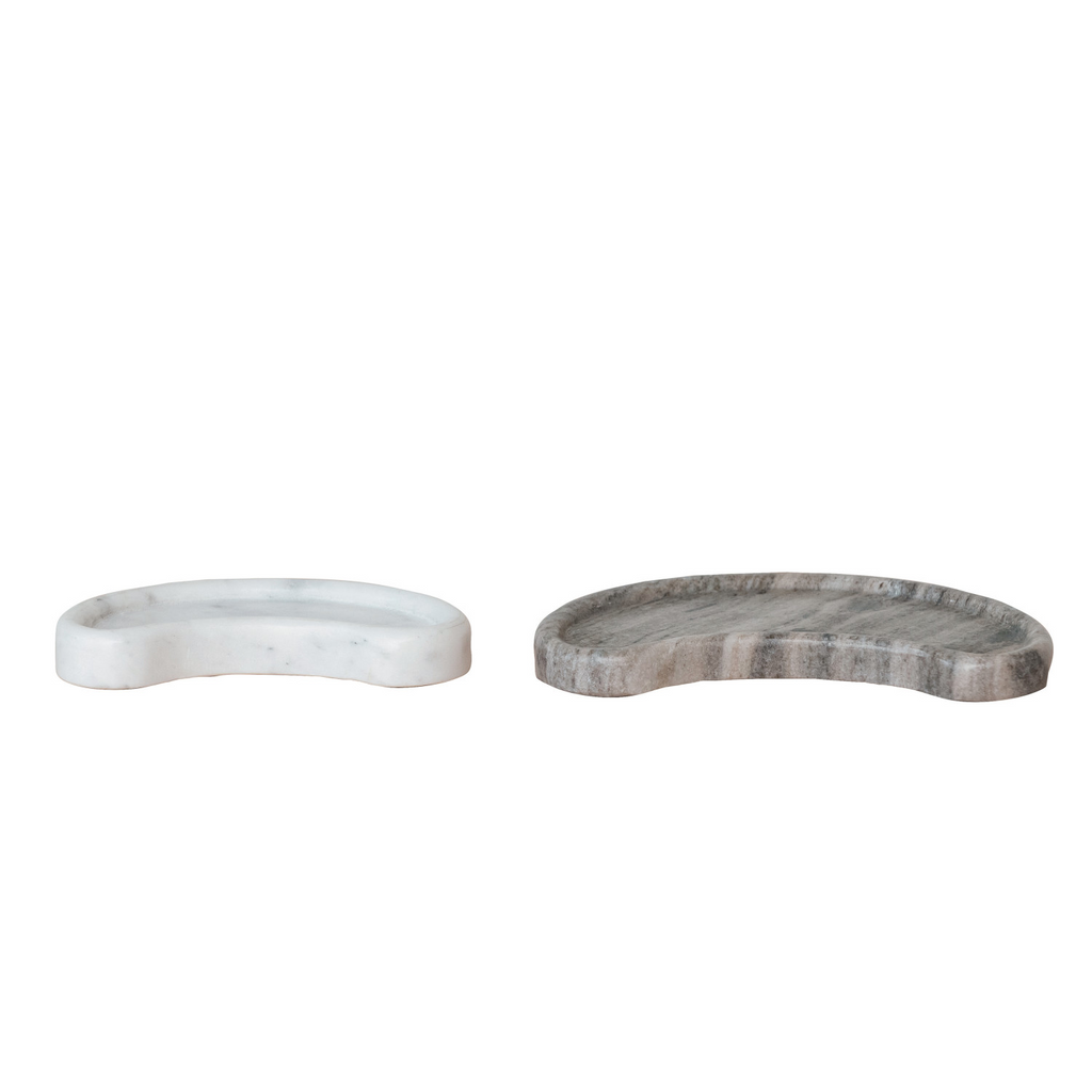 Marble Kidney Shaped Tray image 1