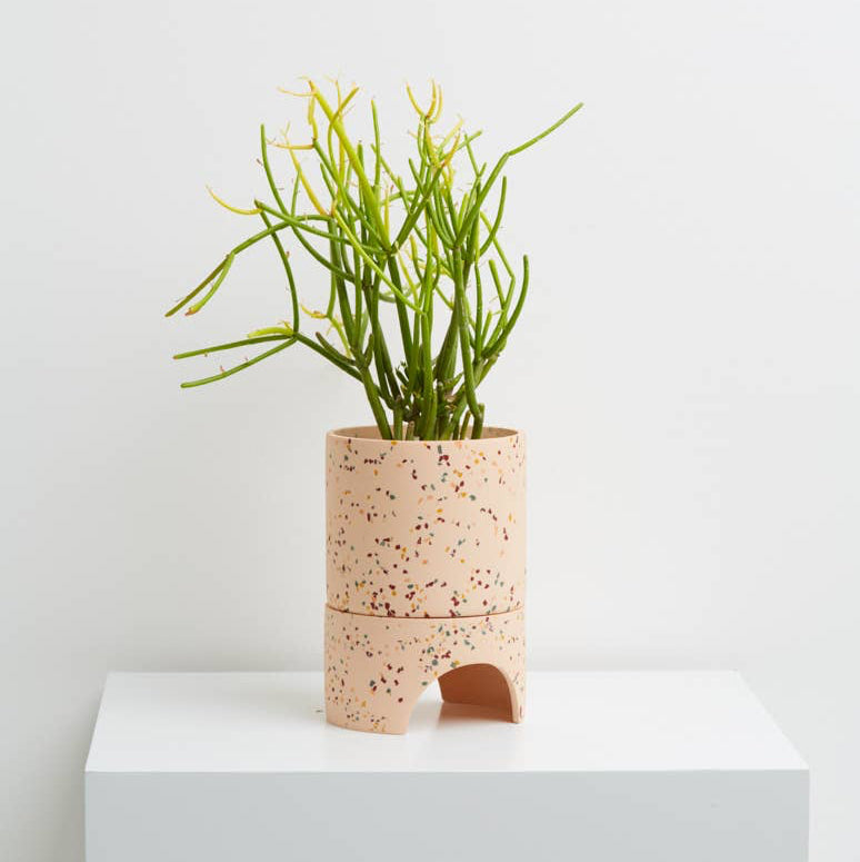 Archie Planter - Salt Terrazzo