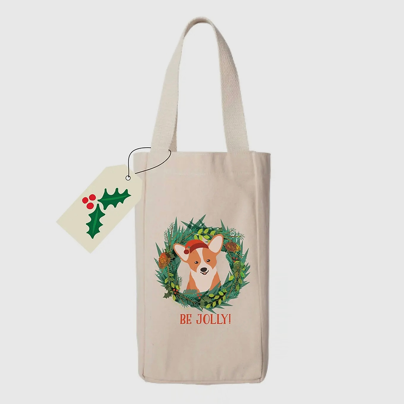 Holiday Wine Bag image 0