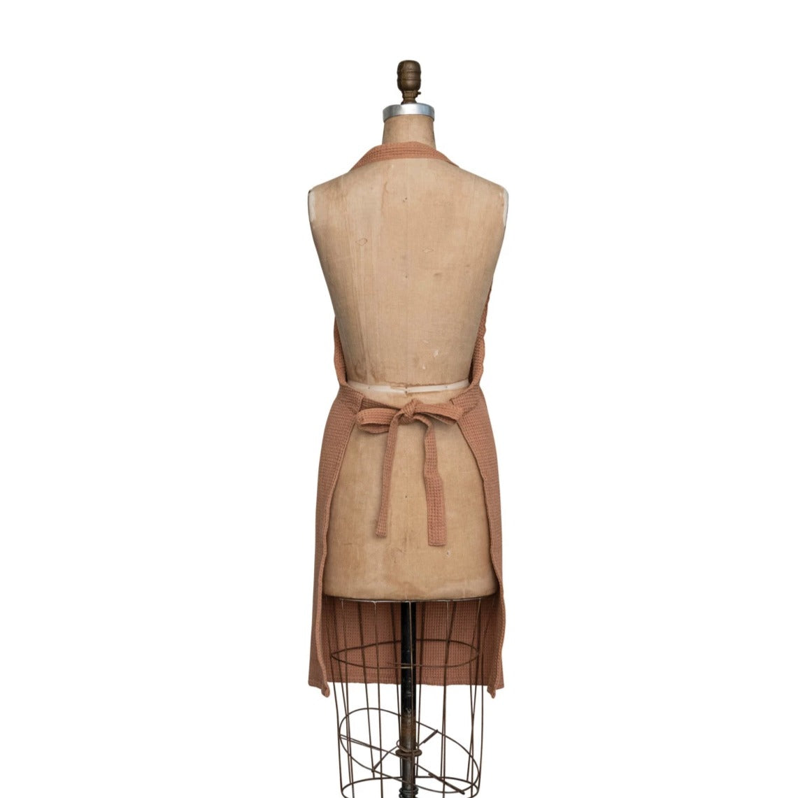 Linen & Cotton Waffle Apron w/ Pocket image 1