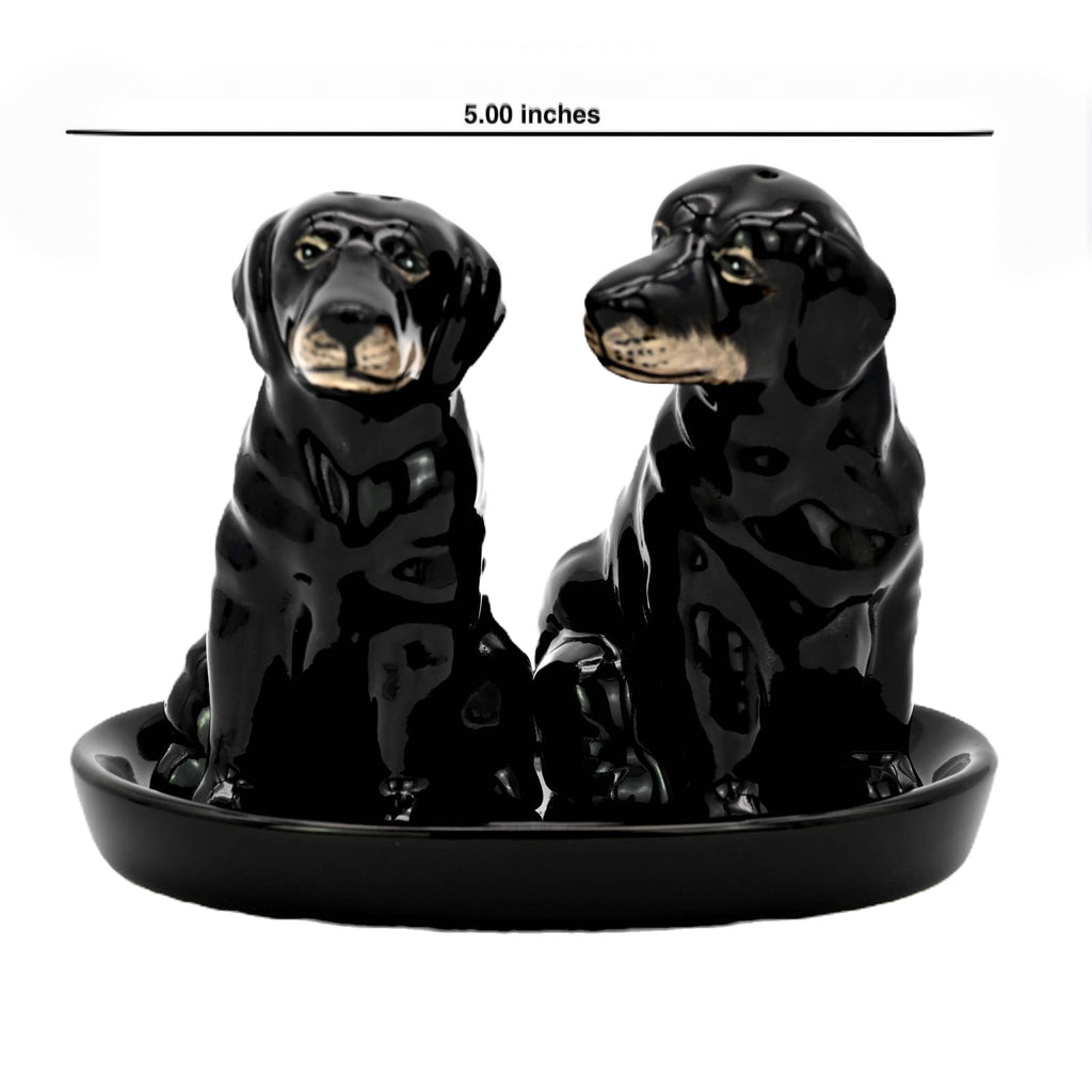 Salt and Pepper Shaker - Black Labrador image 3