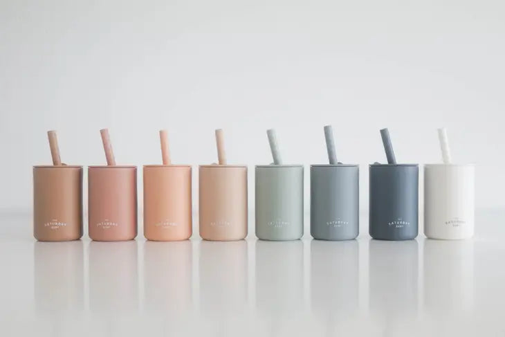 Baby Silicone Straw Cup image 2