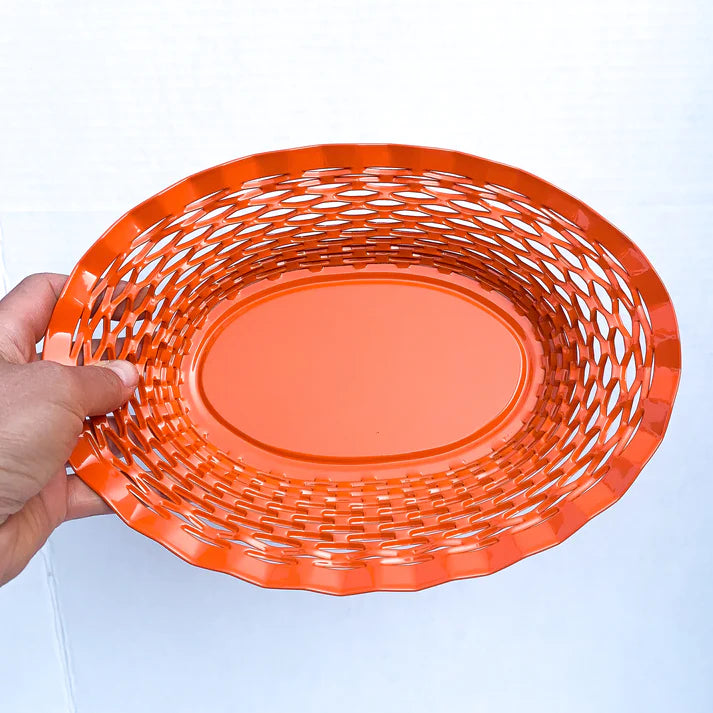French Oval Metal Basket image 8