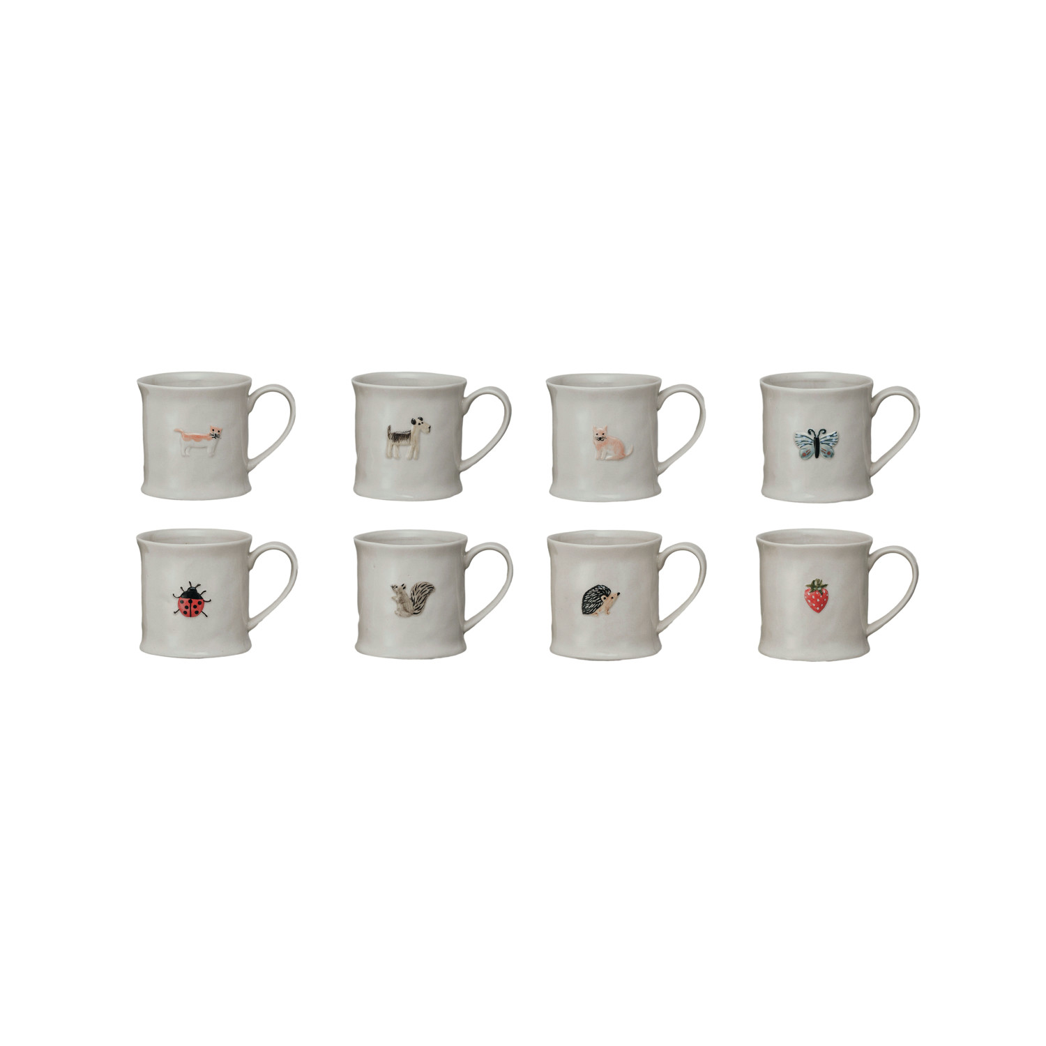 Embossed Stoneware Mug image 0