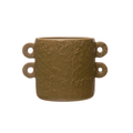 Stoneware Planter with Handles - Matte Sand image 0