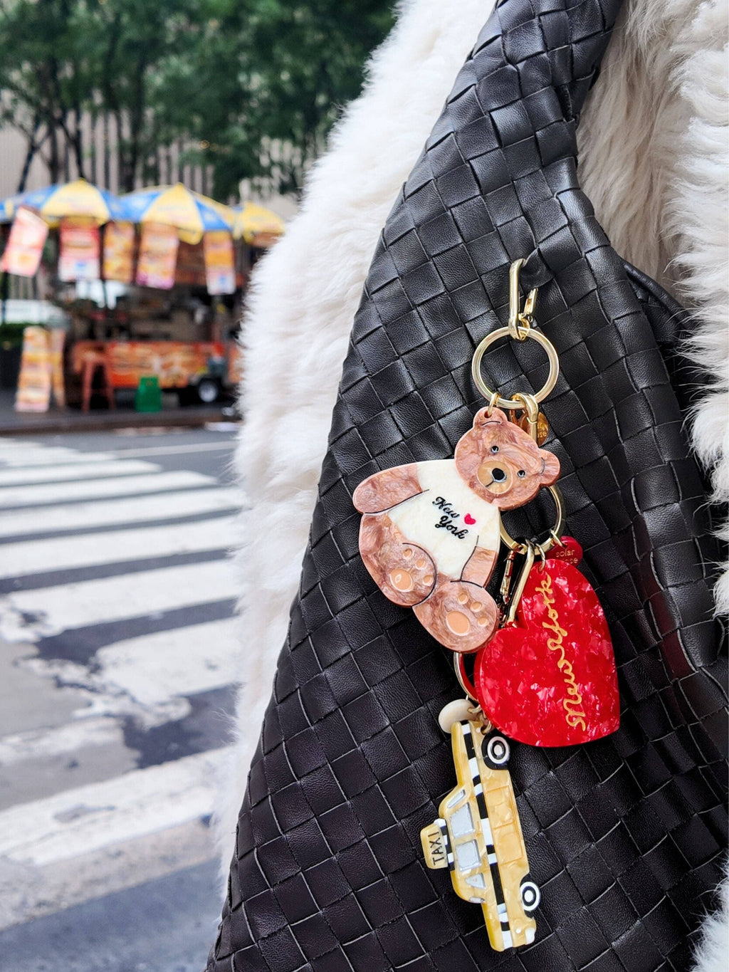 Taxicab Bag Charm