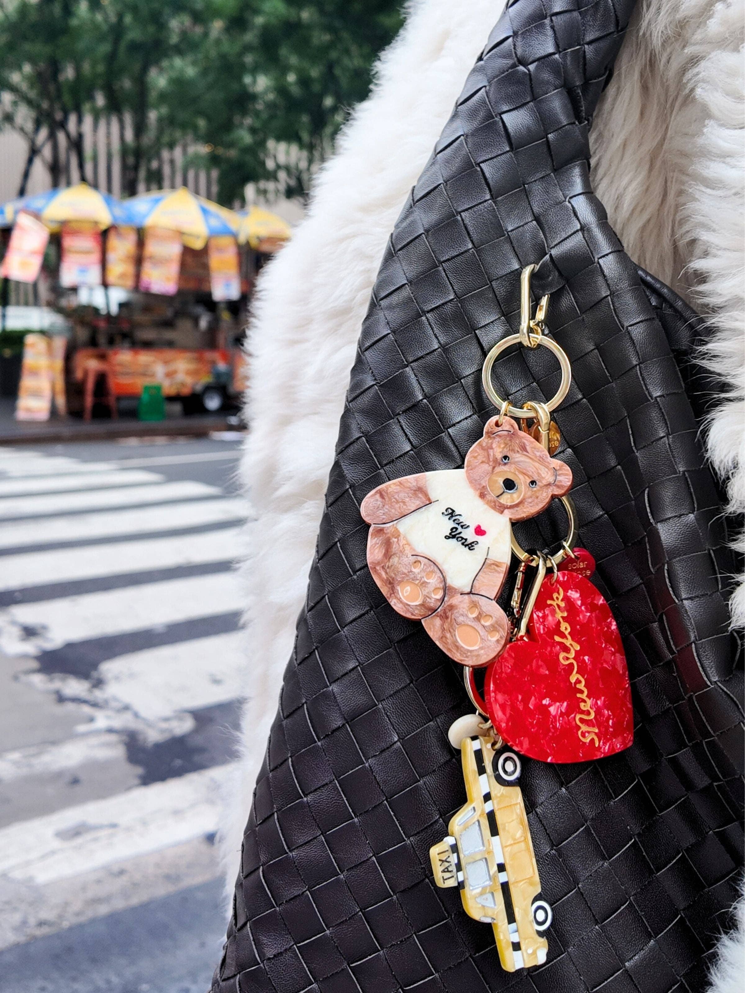 Taxicab Bag Charm