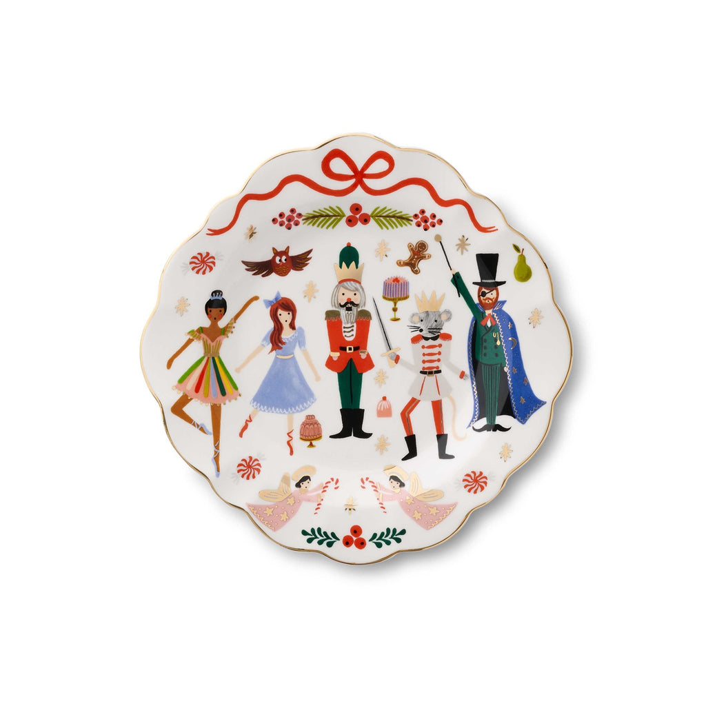 Nutcracker Porcelain Dessert Plate - Set of 4 image 0