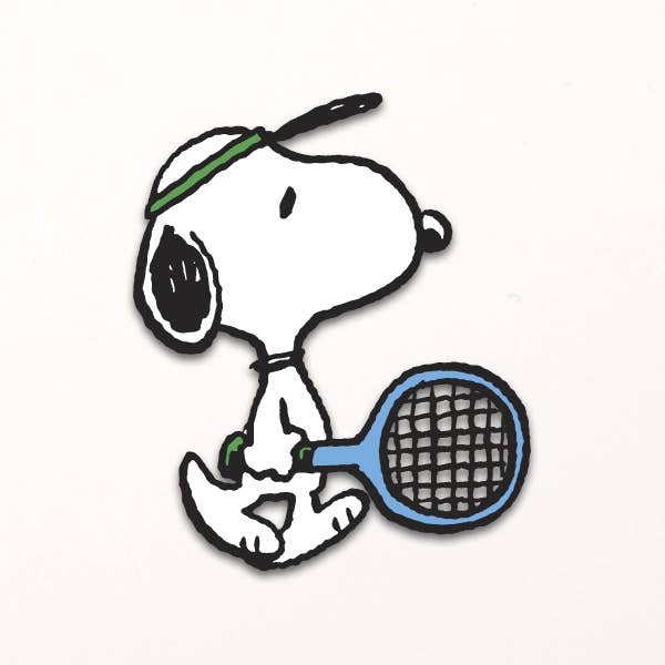 Peanuts Pin - Tennis
