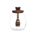 Honey Jar w/ Lid and Dipper image 0