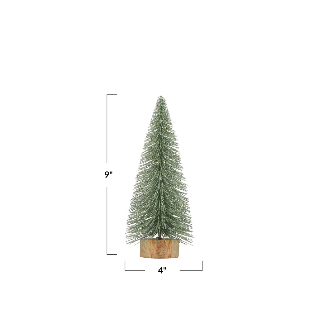 Tree w/ Glitter & Wood Base image 4