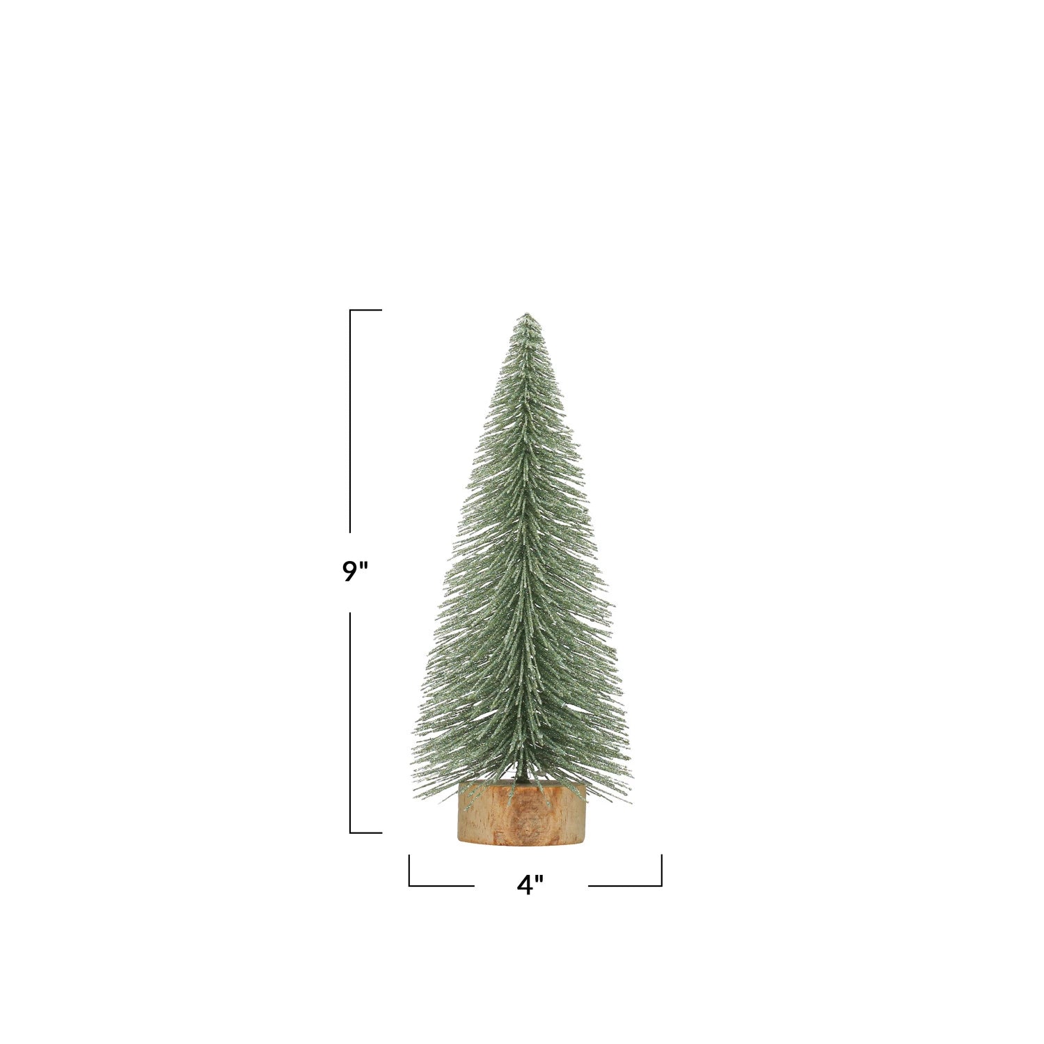 Tree w/ Glitter & Wood Base image 4
