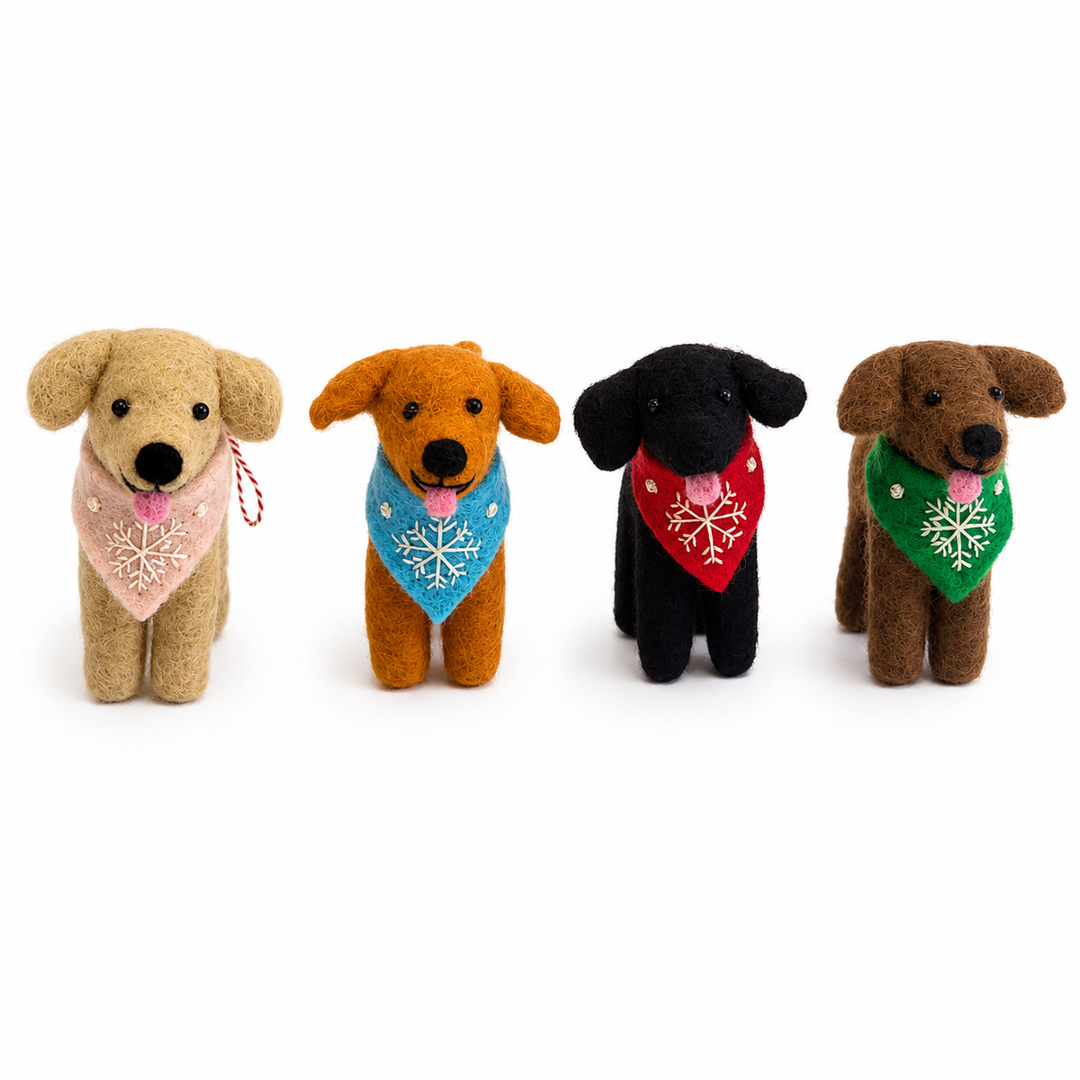 Felt Ornament - Labrador Retriever / Fox Red