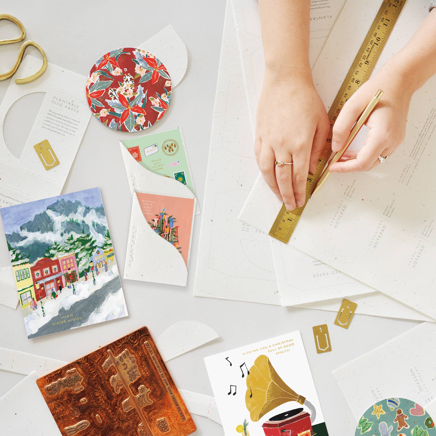 Christmas Bows - Holiday Card Mini