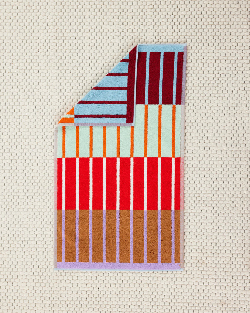 House Stripe Bath Mat image 0