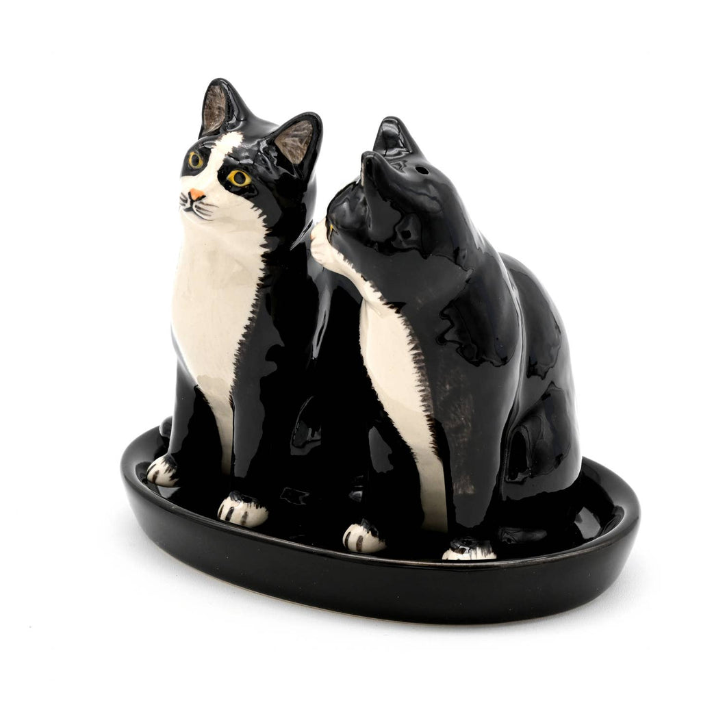 Salt and Pepper Shaker - Tuxedo Cat image 2
