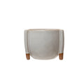 Stoneware Footed Planter image 0
