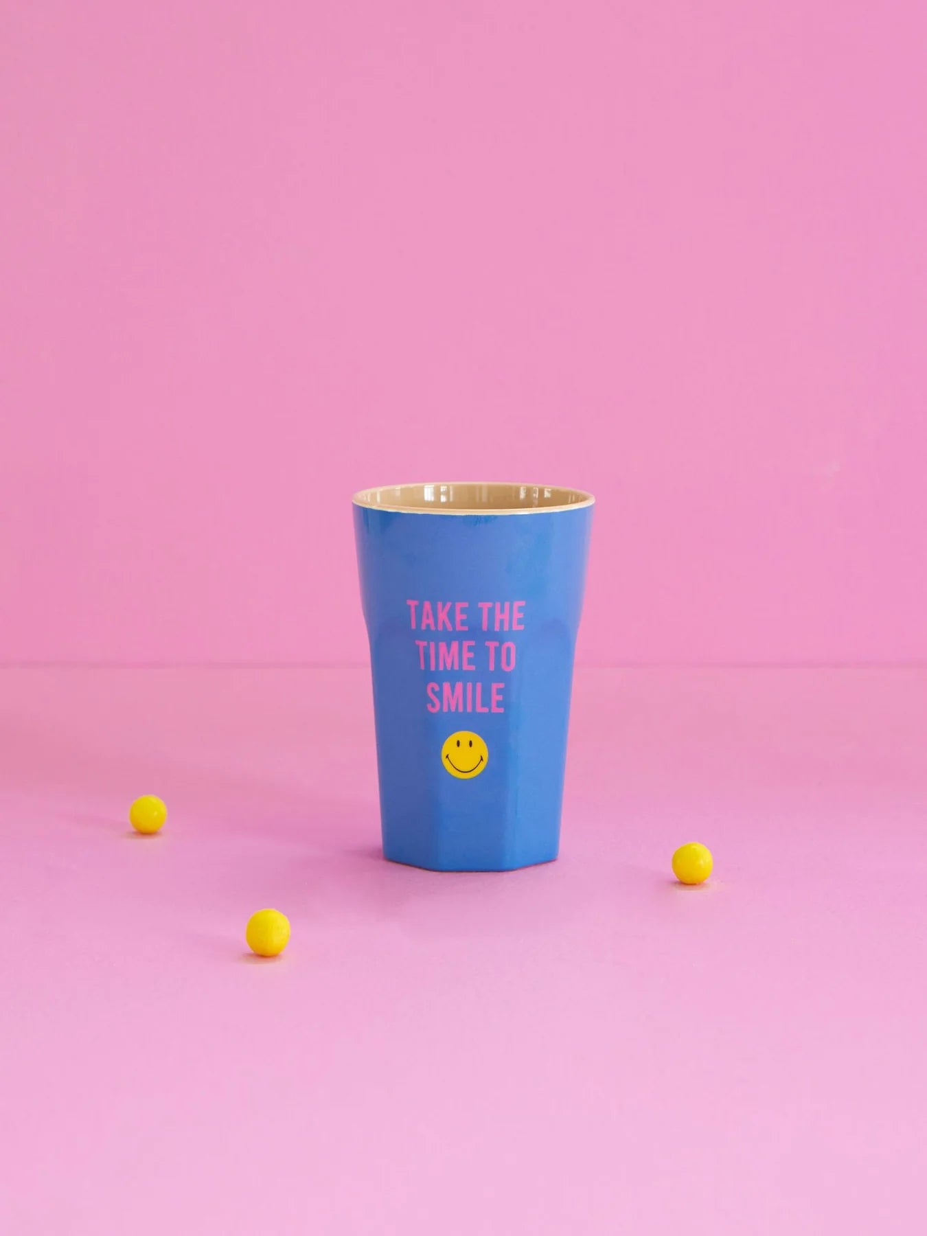 Tall Melamine Cup - Smiley image 4