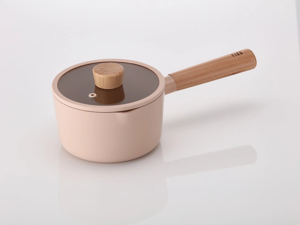 FIKA Baby Saucepan w/ Glass Lid - Peach image 2