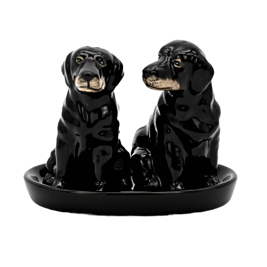 Salt and Pepper Shaker - Black Labrador image 0