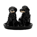 Salt and Pepper Shaker - Black Labrador image 0
