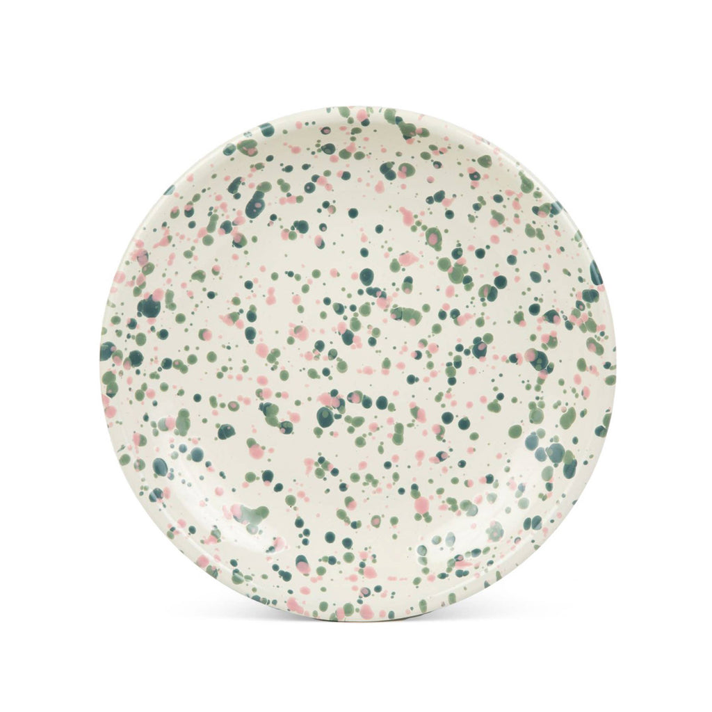 Catalina Coupe Dinner Plate - Mint Hibiscus