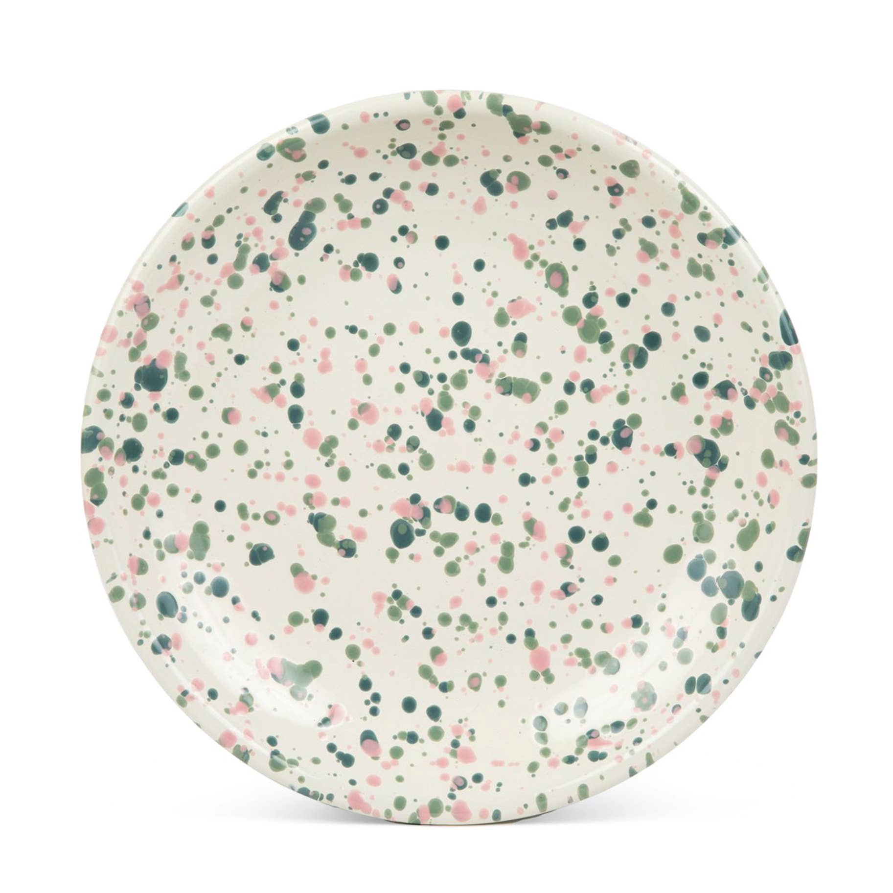 Catalina Coupe Dinner Plate - Mint Hibiscus