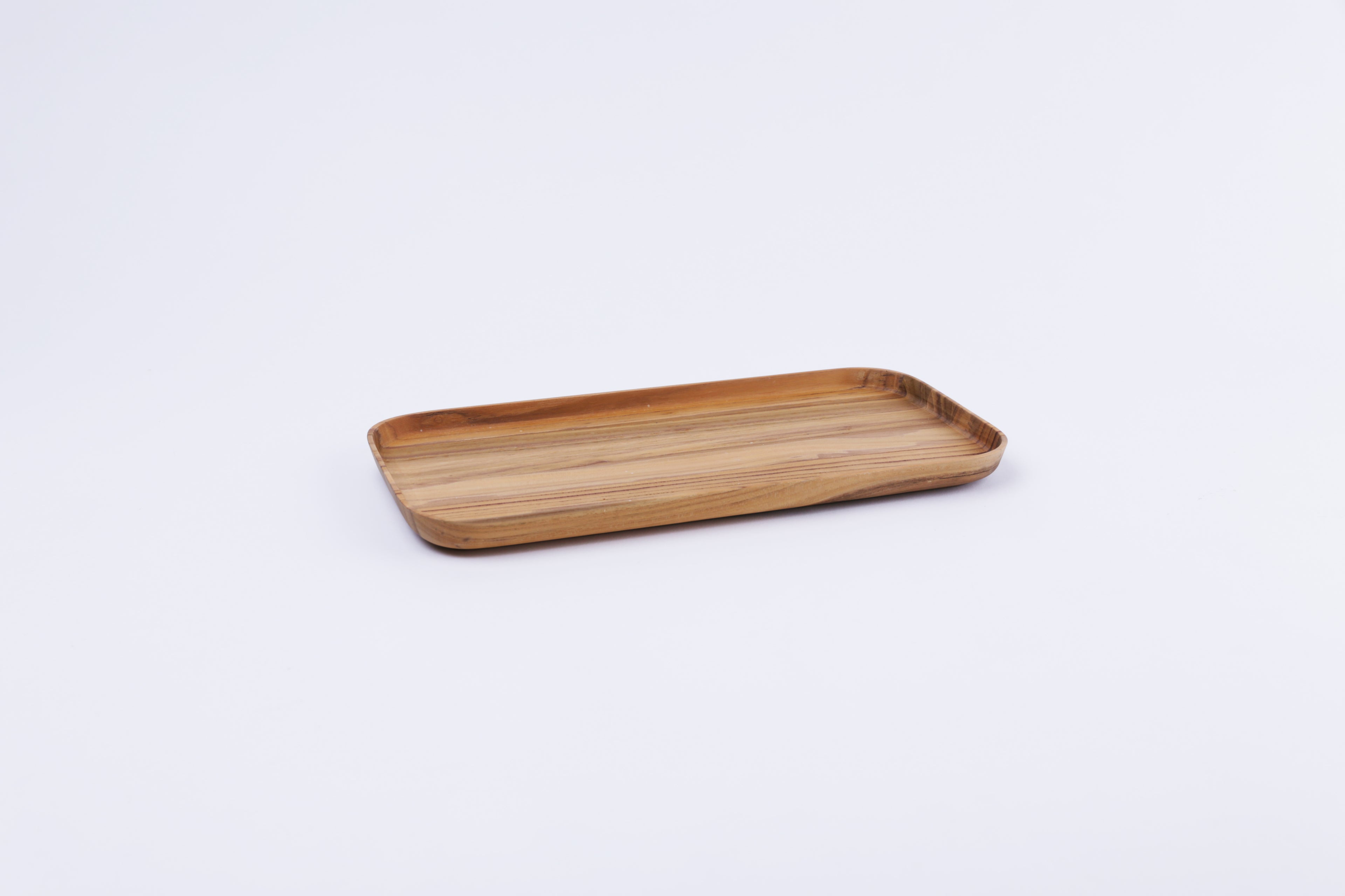 Moon Long Dish - Teak image 0