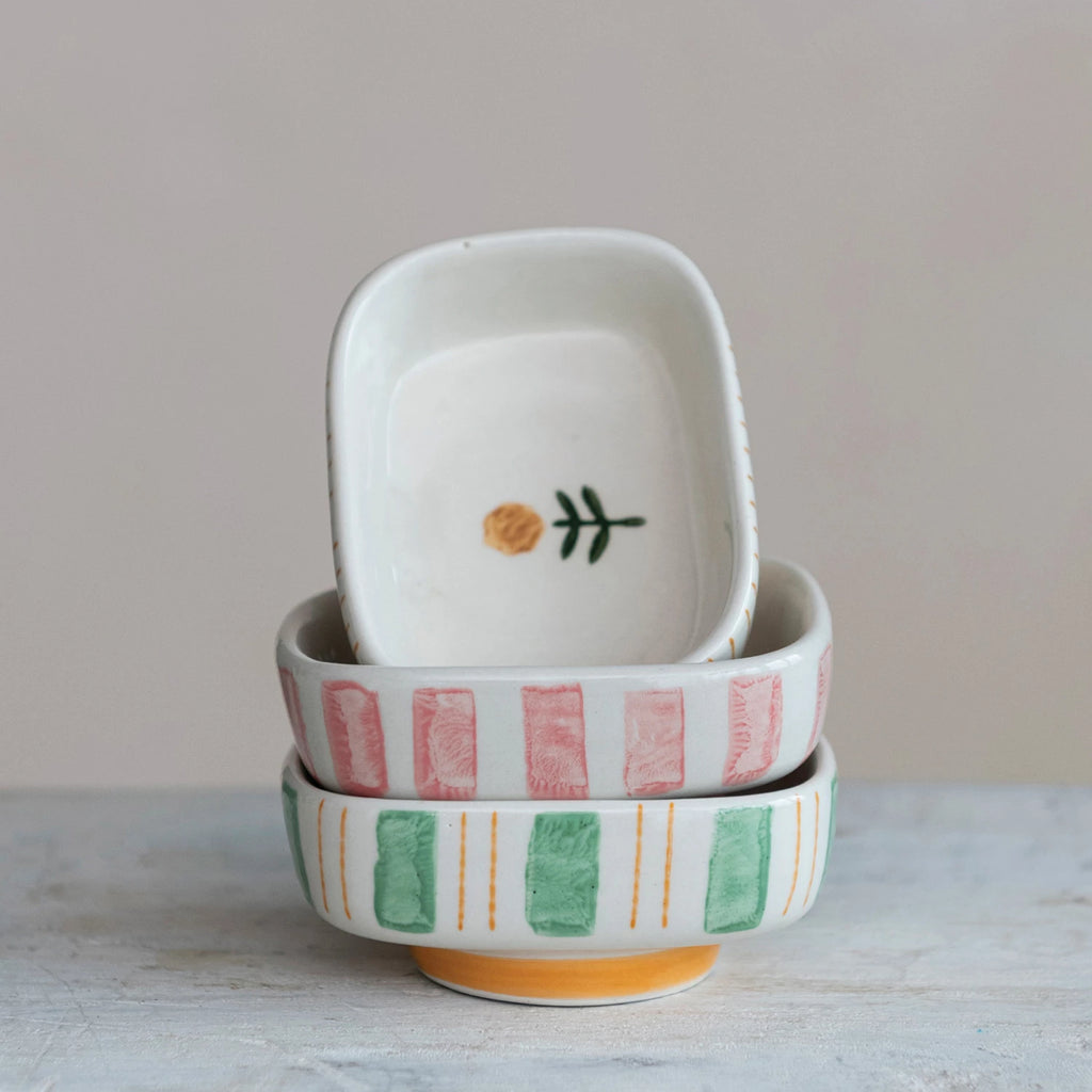 Hand Painted Dish w/ Flower image 3