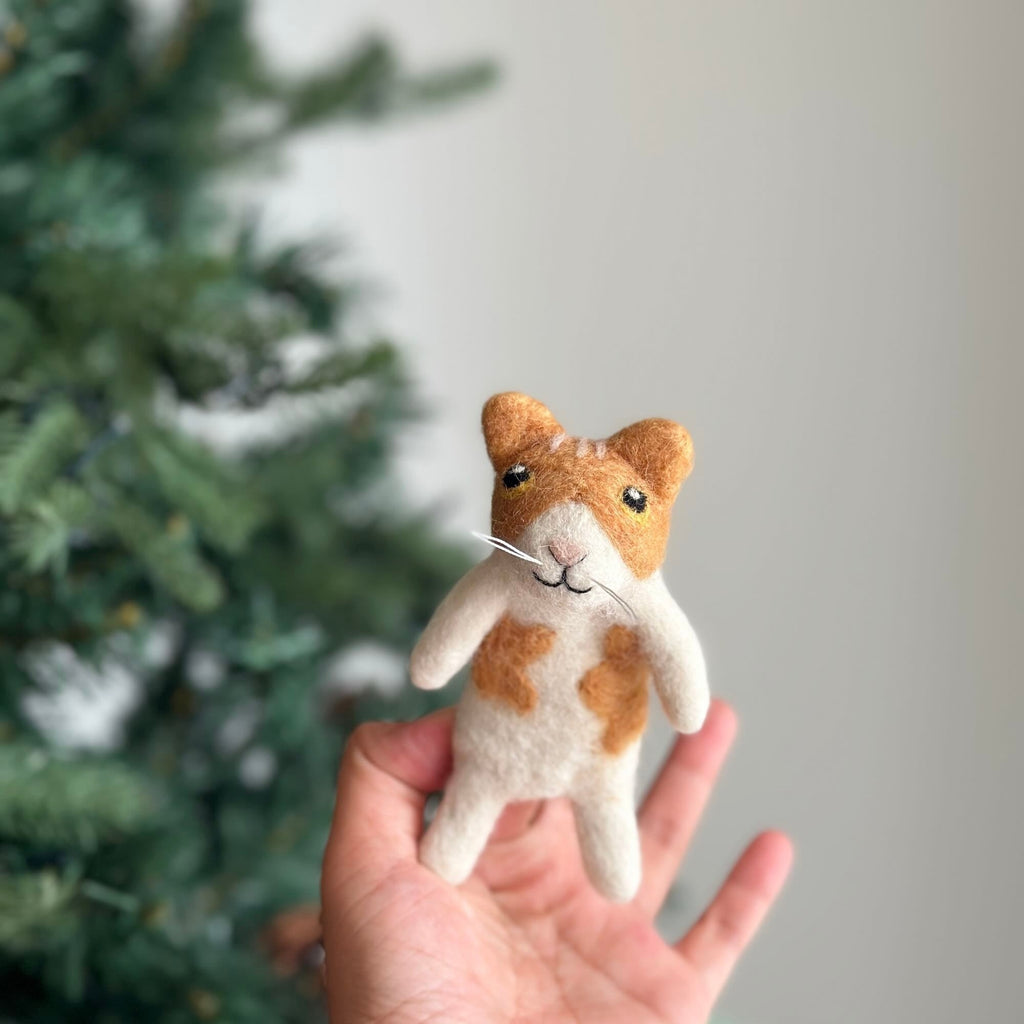 Felt Finger Puppet - Cat image 0