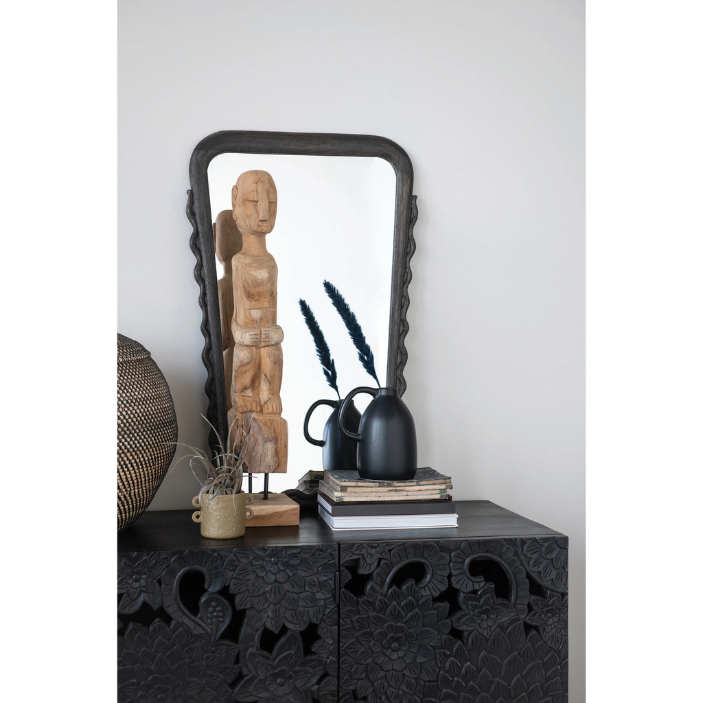 Stoneware Planter with Handles - Matte Sand image 3