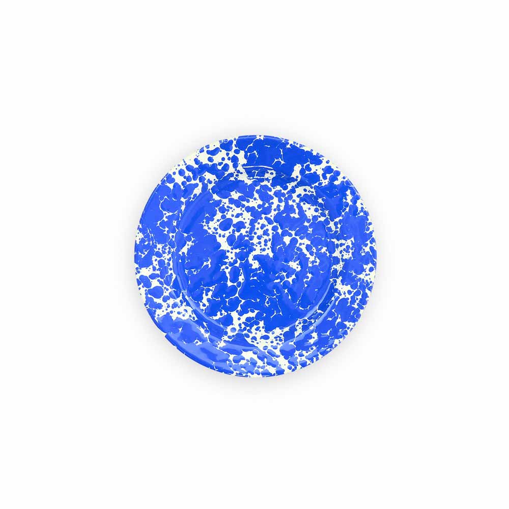 Splatter Salad Plate - Blue