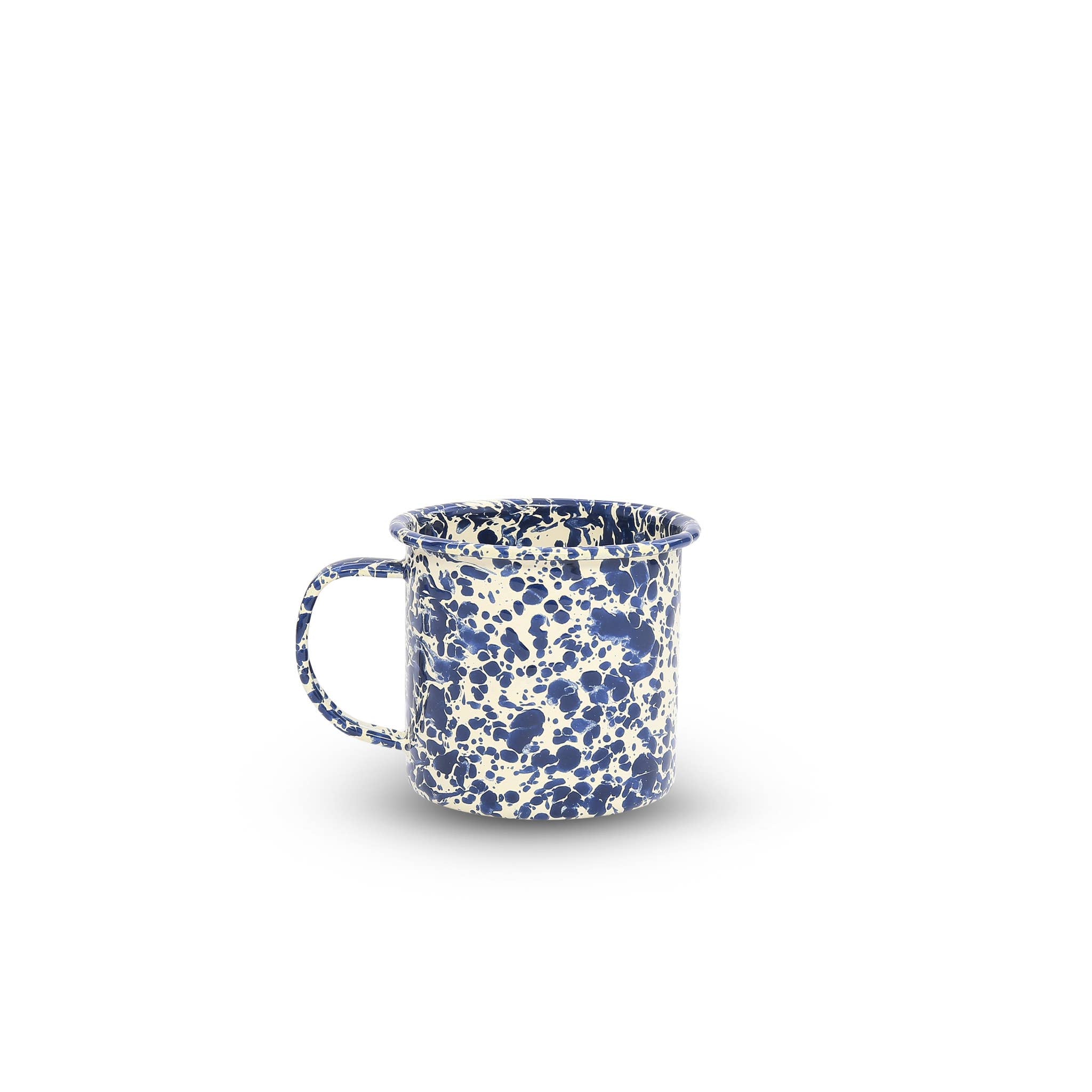 Splatter 12 oz Mug - Navy & Cream