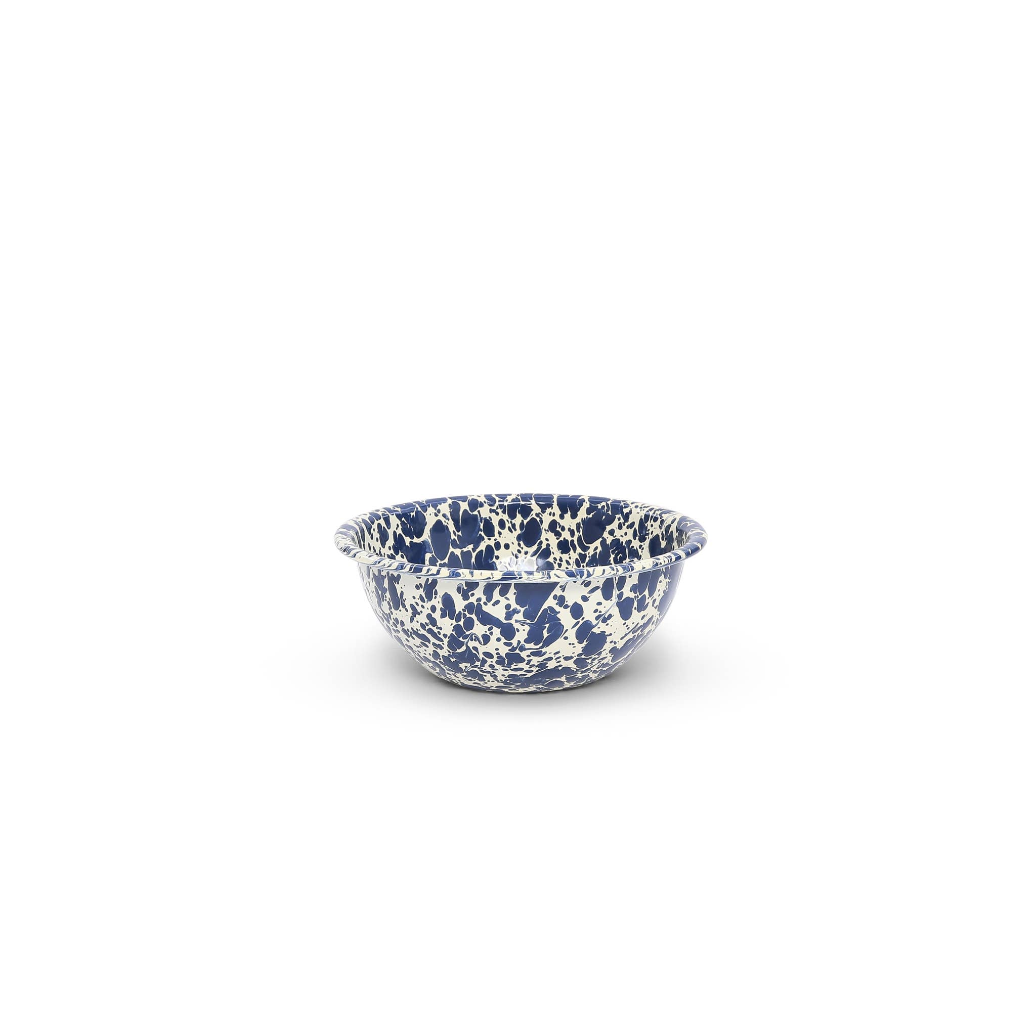 Splatter 20 oz Cereal Bowl - Navy & Cream