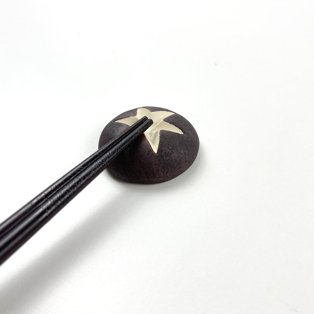 Japanese Chopstick Rest - Mushrooms image 2