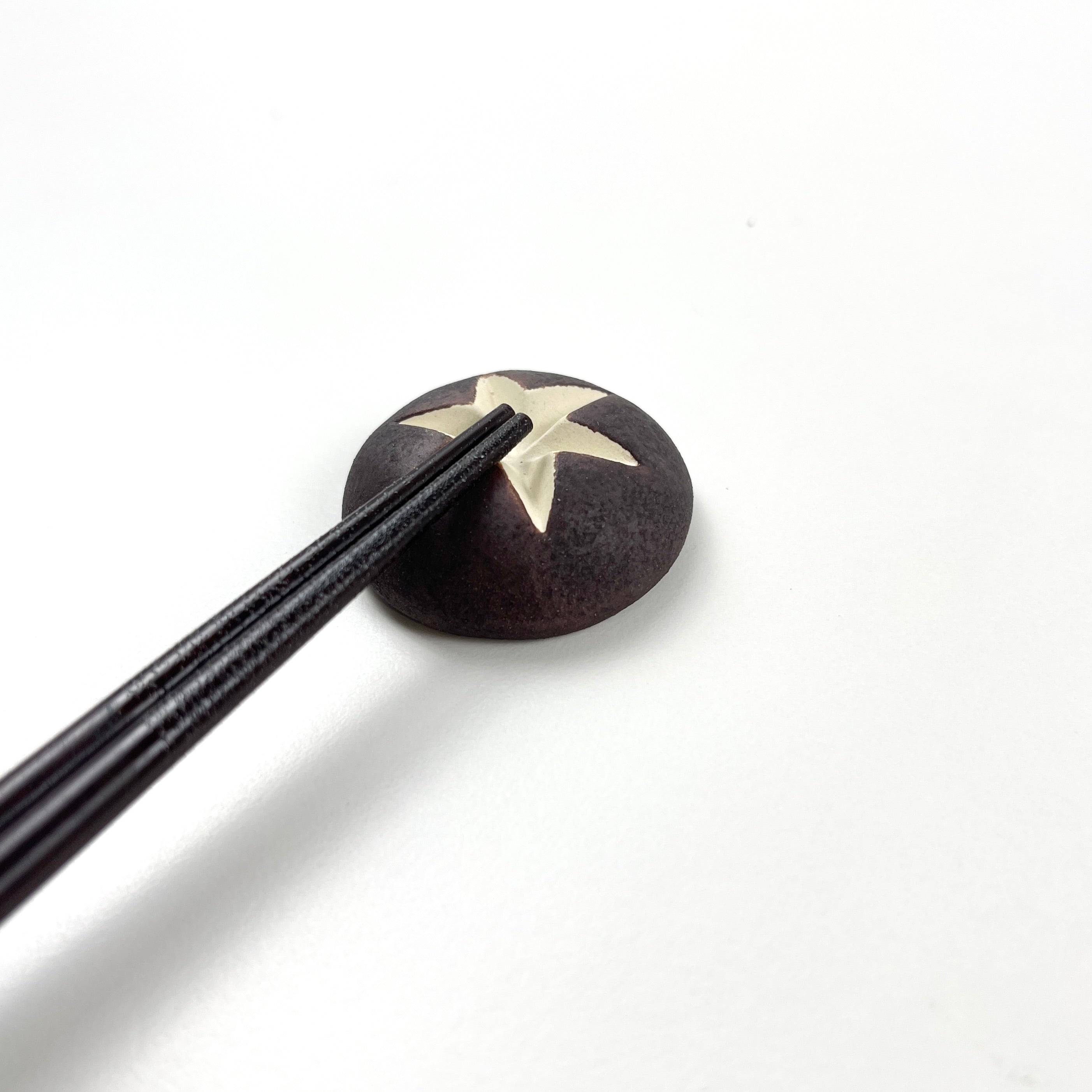 Japanese Chopstick Rest - Mushrooms image 2