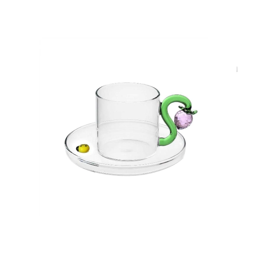 Fruits & Flowers Coffee Cup w/ Saucer image 0