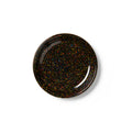Rainbow Falls Coupe Salad Plate - Black