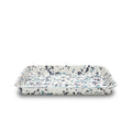 Catalina Small Rectangle Tray - Mint Hibiscus