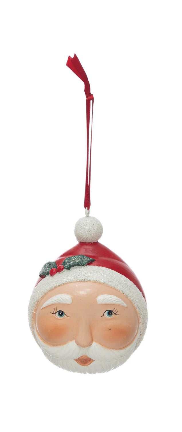 Santa Head Ornament image 0