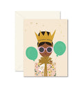 Birthday Queen Floral Greeting Card image 0