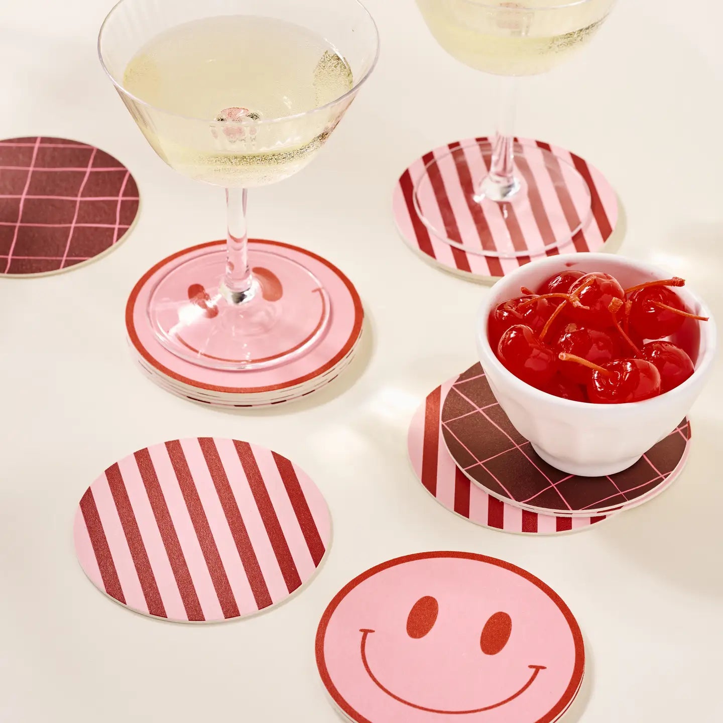 Peach and Tomato Smile Coaster image 4