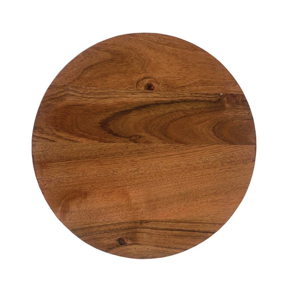 Acacia Wood Round Pedestal image 5