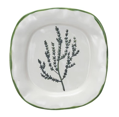 Hand Painted Stoneware Plate image 5