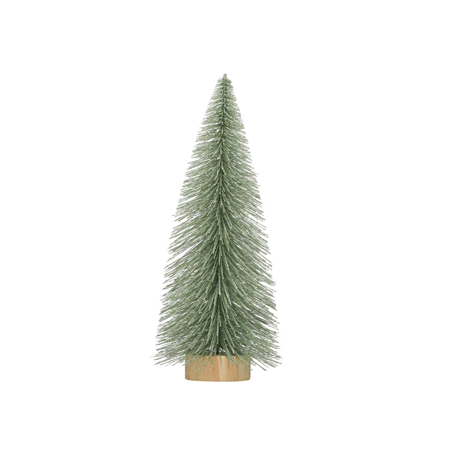 Tree w/ Glitter & Wood Base image 5